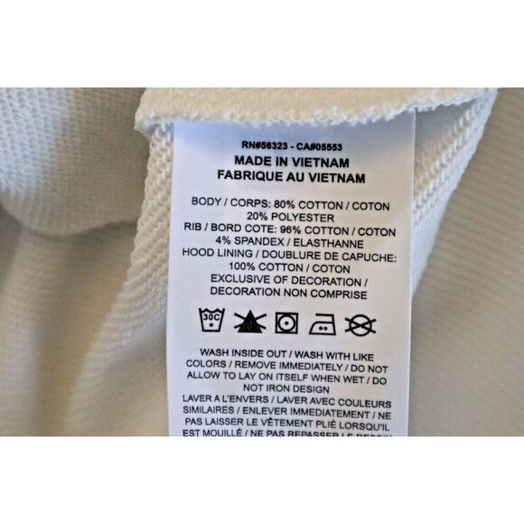 Nike FJ4915-121 Women's Sz Medium Summit White Oversized Pullover Hoodie - Picture 5 of 13